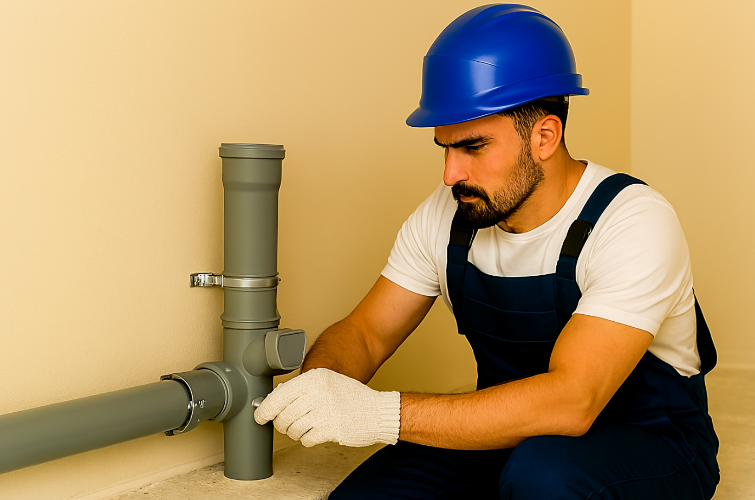 Установка канализации